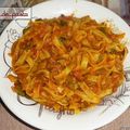 Tagliatelles à la marocaine.