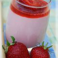 Mousse fondante aux fraises