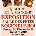 Exposition "A boire et à manger" de Colette LAGET à Nogent-le-Roi, les 9 10 et 11 octobre