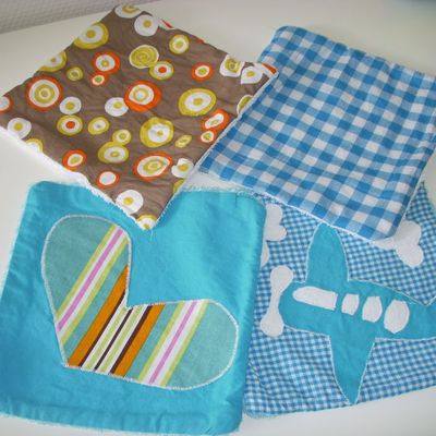 Carré tissu/éponge