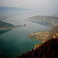 Boucle à vélo: Depuis le bout du Lac d'Annecy en passant par le col de la Forclaz (Haute-Savoie) 