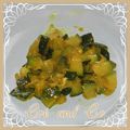 Courgettes au curry