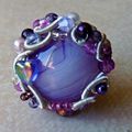 n°23 - Bague ronde violette