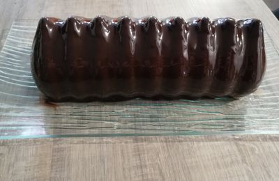 bûche chocolat insert vanille