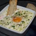 oeufs cocotte au saumon fumé