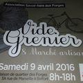 MARCHE ARTISANAL ET VIDE GRENIER SAMEDI 9 AVRIL DE 8H A 18H MAISON DE QUARTIER DES FORGES