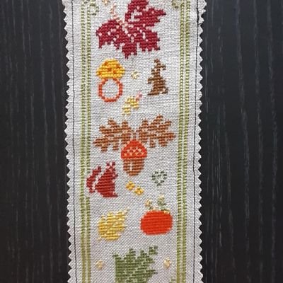 deux marque-pages d'automne