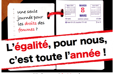 8 mars 2015 : programme de la journée (semaine) de lutte pour les droits des femmes