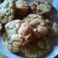 cookies beurre de cacahuète chocolat blanc