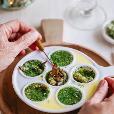 Coquilles au beurre d'ail