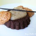 Shortbread Chocolat, Compotée Poires-Vanille & Mousseux Caramel Fleur de Sel