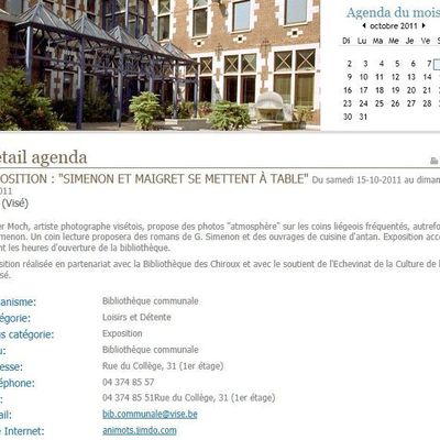 Simenon et Maigret se mettent à table