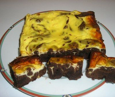 Brownies chocolat au cheesecake