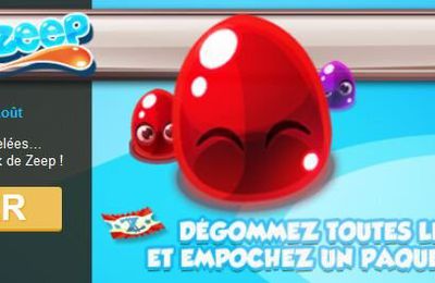 Nouveau jeu flash Jelly Zeep et évènementiel Prizee