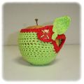 Atelier crochet : Protège pomme au crochet / apple cosy