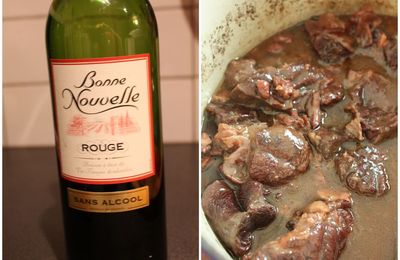 Boeuf bourguignon (et le vin sans alcool)