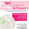 RENCONTRE NATIONALE : AGIR POUR TRANSFORMER LA FRANCE 