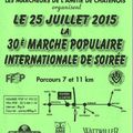 Marches Populaires FFSP Vosges - Samedi 25 et dimanche 26 juillet 2015