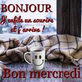 Bonjour les amies, bon mercredi