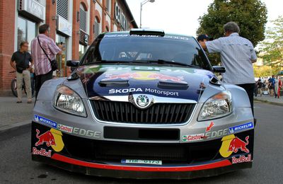 Skoda fabia S2000 n°25 (Hanninen Markkula)(Rallye de france 2011)