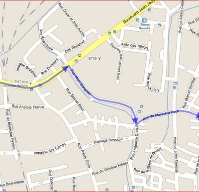 Rappel : Trouver facilement le Théatre en Miettes