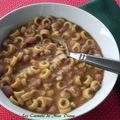 "PASTA E FAGIOLI" ou soupe italienne aux pâtes et haricots, sans gluten et sans lactose