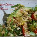 Salade de quinoa a l'avocat