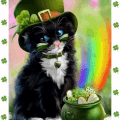 Blinkie chat Saint-Patrick