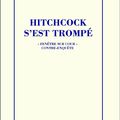 LIVRE : Hitchcock s'est trompé de Pierre Bayard - 2023