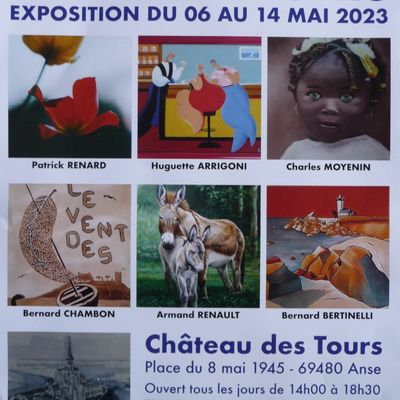 Exposition de peinture : Les amis réunis 6 au 14 mai 2023