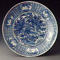 Plat, style dit de Swatow, vers 1630-1650, dynastie Ming (1368-1644)