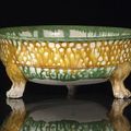A large tripod basin, China, 1st half of Tang dynasty (618-907), 8th C., probably Gongxian kilns, Henan province