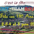 PONT-TRAMBOUZE fête ses 130 ans les 2-3-4 et 5 juin 2016!