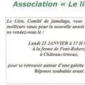 Partage de la galette des Rois pour tous les membres de l'Association Le lien : Attention date modifiée....!