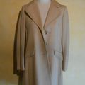 M096 : Manteau beige 60's T.38