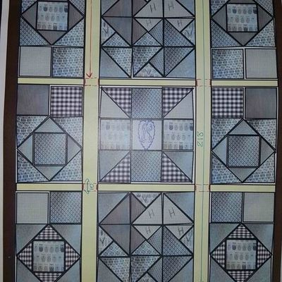 Dessus de Lit Patchwork #1