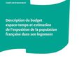 Description du budget espace-temps et estimation de l'exposition de la population française dans son logement