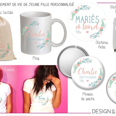 EVJF personnalisé : Pretty Flowers