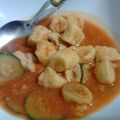 soupe de quenelle au curry