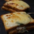 CROQUE MONSIEUR Au Saumon Fumé