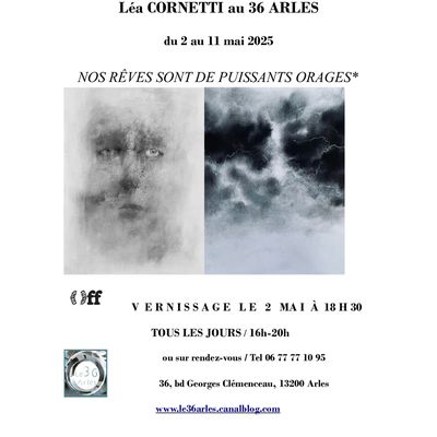 Léa Cornetti "Nos rêves sont de puissants Orages" du 2 au 11 mai