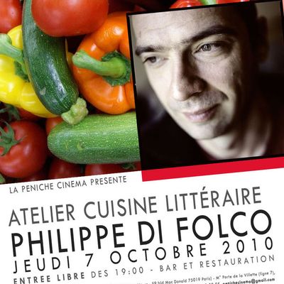 L'atelier cuisine littéraire de Philippe di Folco