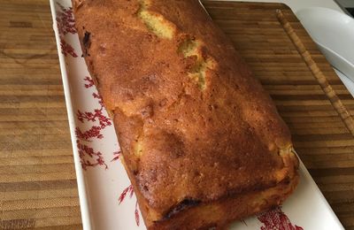 Cake aux pommes et zestes de citron