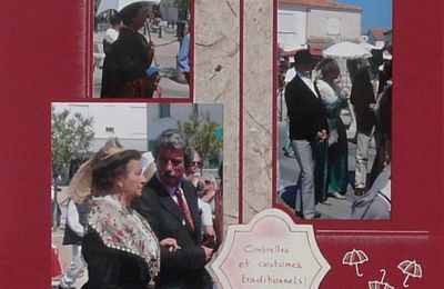 Stes Maries de la Mer - ombrelles et costumes traditionnels