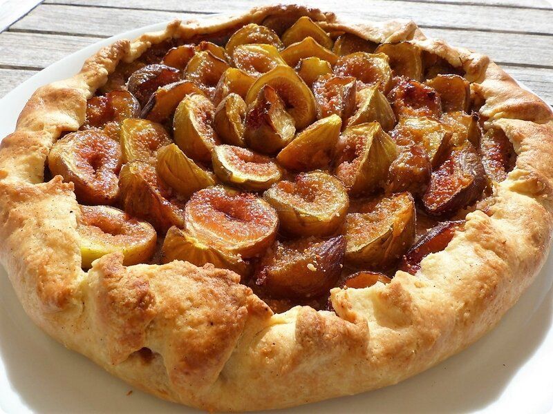 Tarte rustique aux figues