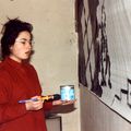 1990 - Diane entre peinture et cuisine