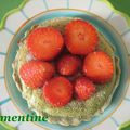 Tartelettes fraise-pistache