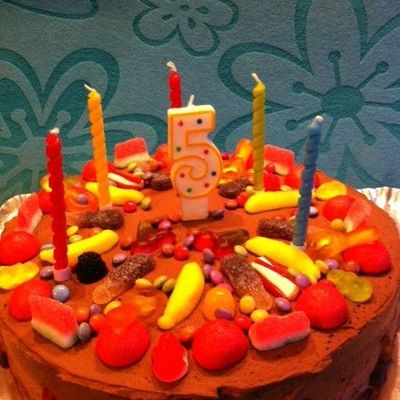 GÂTEAU D'ANNIVERSAIRE BONBONS