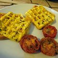 OMELETTES GAUFREES SUR GAUFRES SALEES (THERMOMIX)