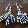 Boucles Cheyenne brick stich